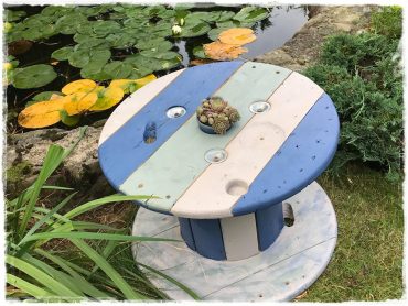 stolik ogrodowy ze szpuli po kablach zogrodemnaty1