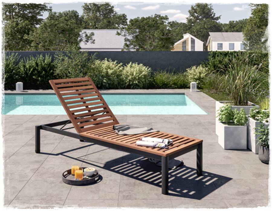 leżak ogrodowy 2a