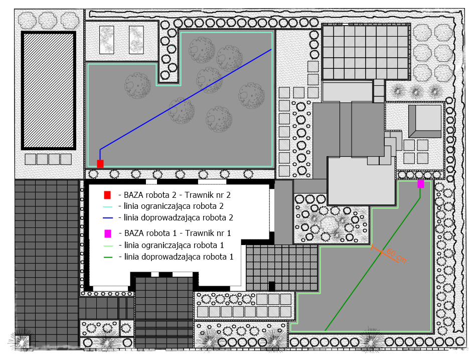 montaż robotów koszących 12a