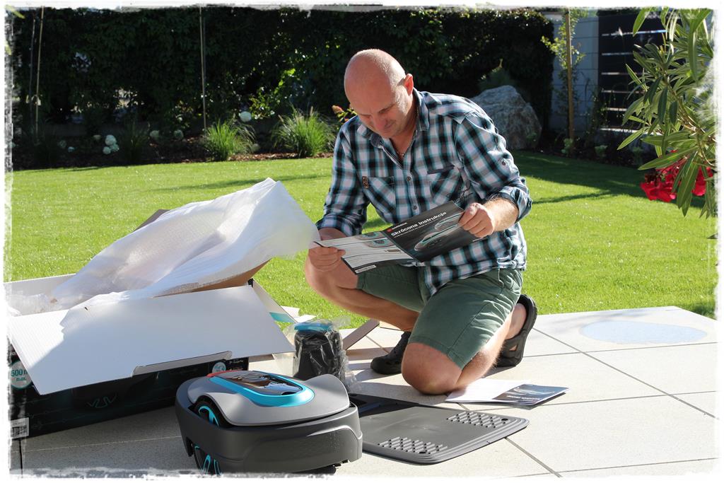 montaż robotów koszących 21 montaż robotów koszących 21