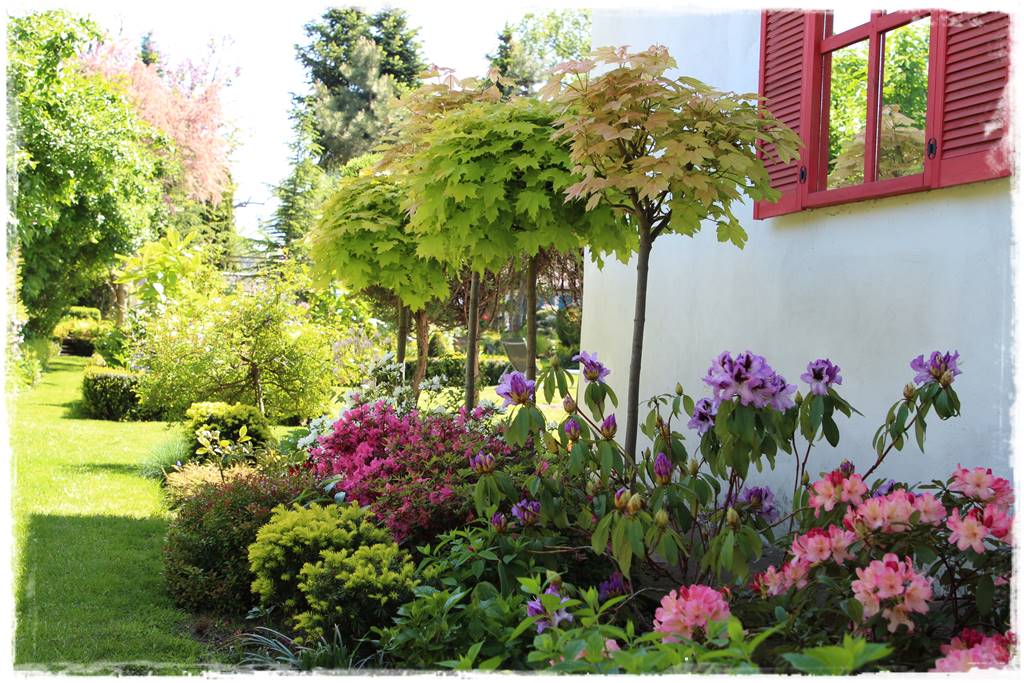 Aranżacja ściany w ogrodzie 20e