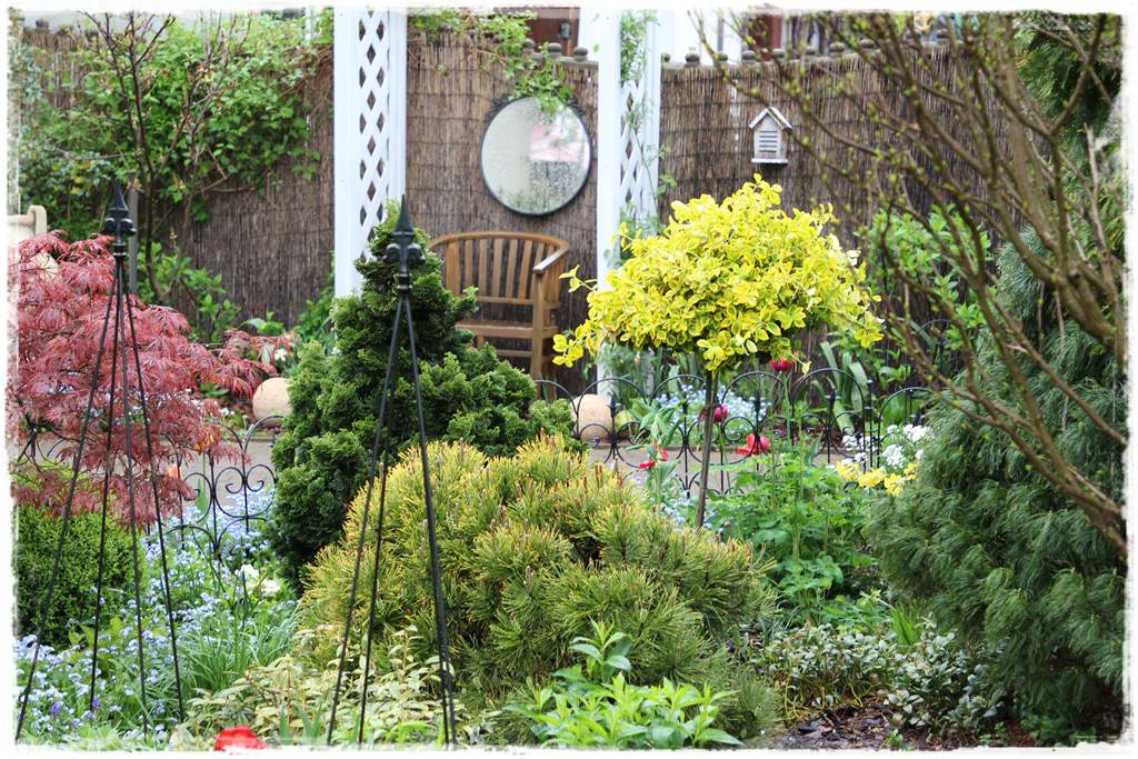 Aranżacja ściany w ogrodzie 40f