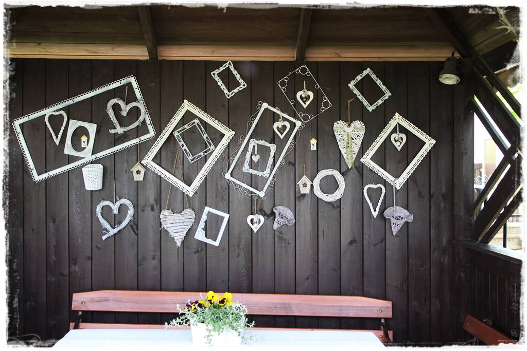 Aranżacja ściany w ogrodzie 80e