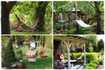 Hamak w ogrodzie 1