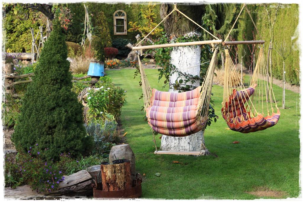 Hamak w ogrodzie 15 Hamak w ogrodzie 15
