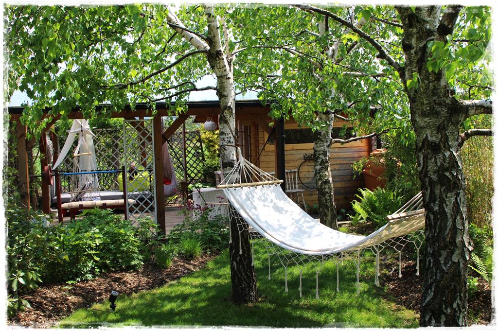 Hamak w ogrodzie 6 Hamak w ogrodzie 6