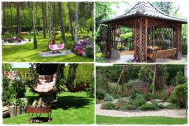 Huśtawka w ogrodzie aranżacje 0