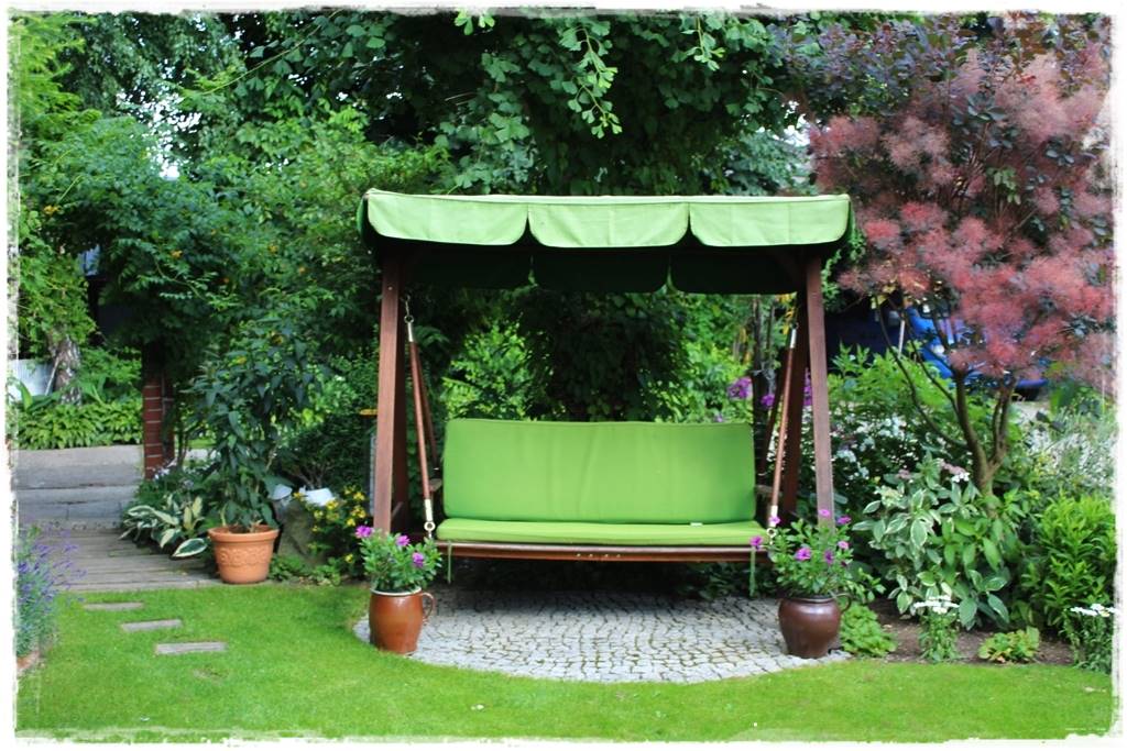Huśtawka w ogrodzie aranżacje 4