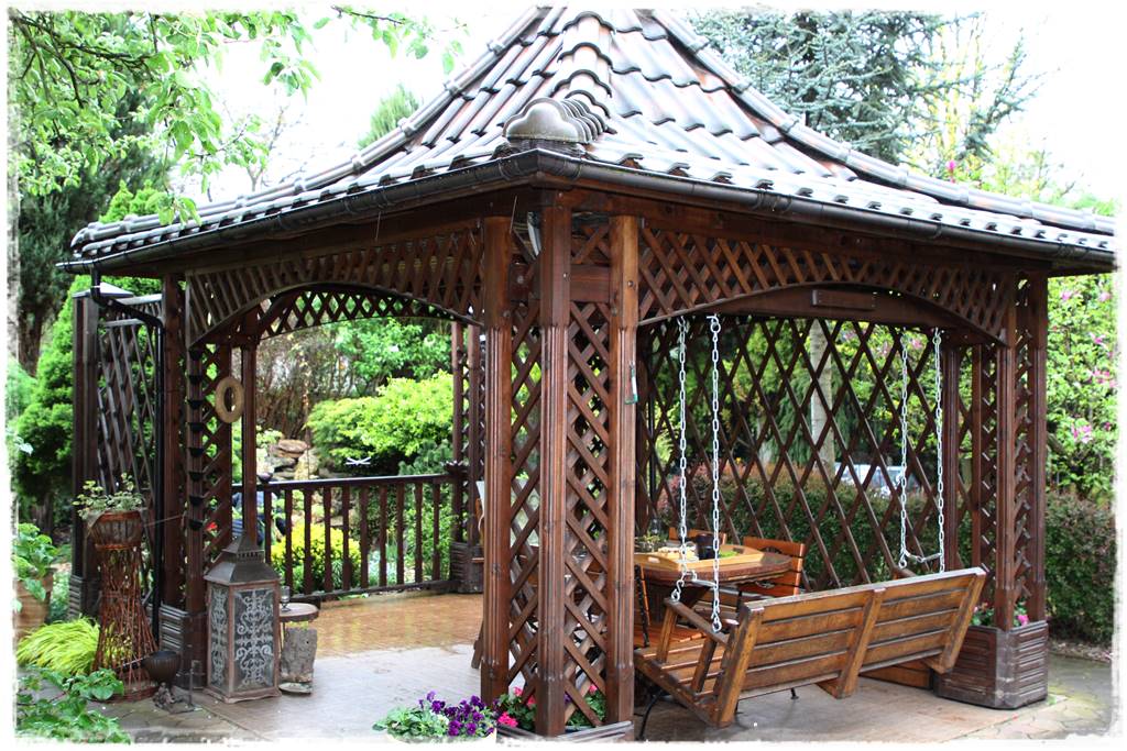 Huśtawka w ogrodzie aranżacje 8c Huśtawka w ogrodzie aranżacje 8c