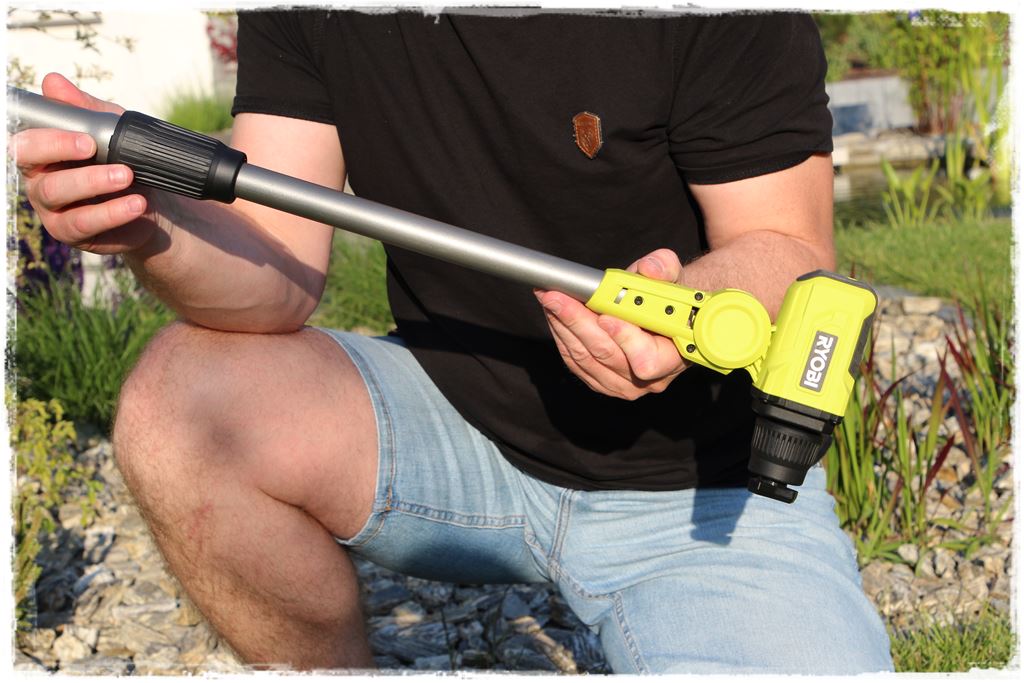 Regulacja długości teleskopowego trzonka akumulatorowa szczotka obrotowa 11