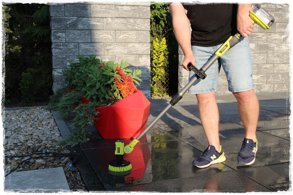 Teleskopowa szczotka obrotowa akumulatorowa szczotka obrotowa 19