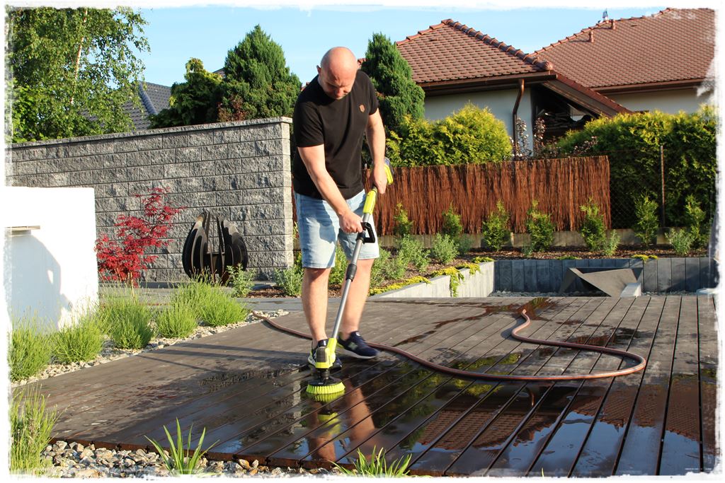 Bezprzewodowa szczotka do czyszczenia drewna akumulatorowa szczotka obrotowa 22