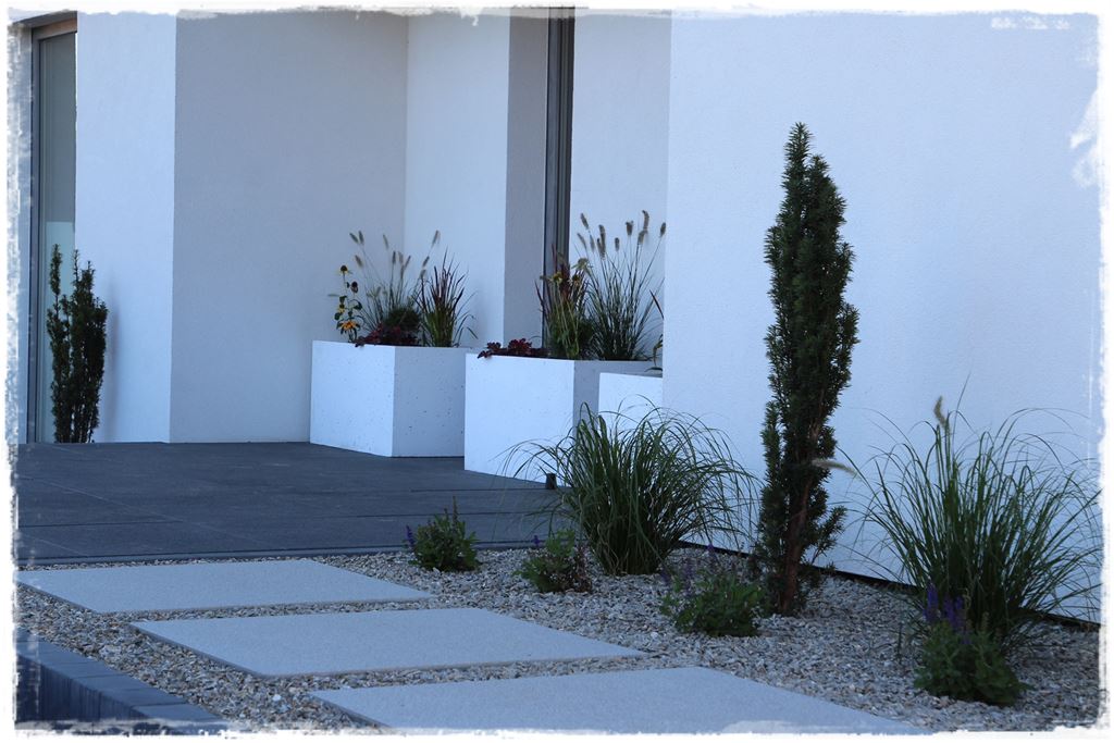 Aranżacja ogrodu nowoczesnego 38