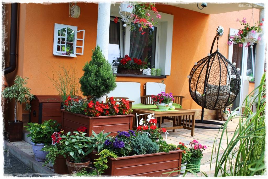 Fotel wiszący w ogrodzie 15