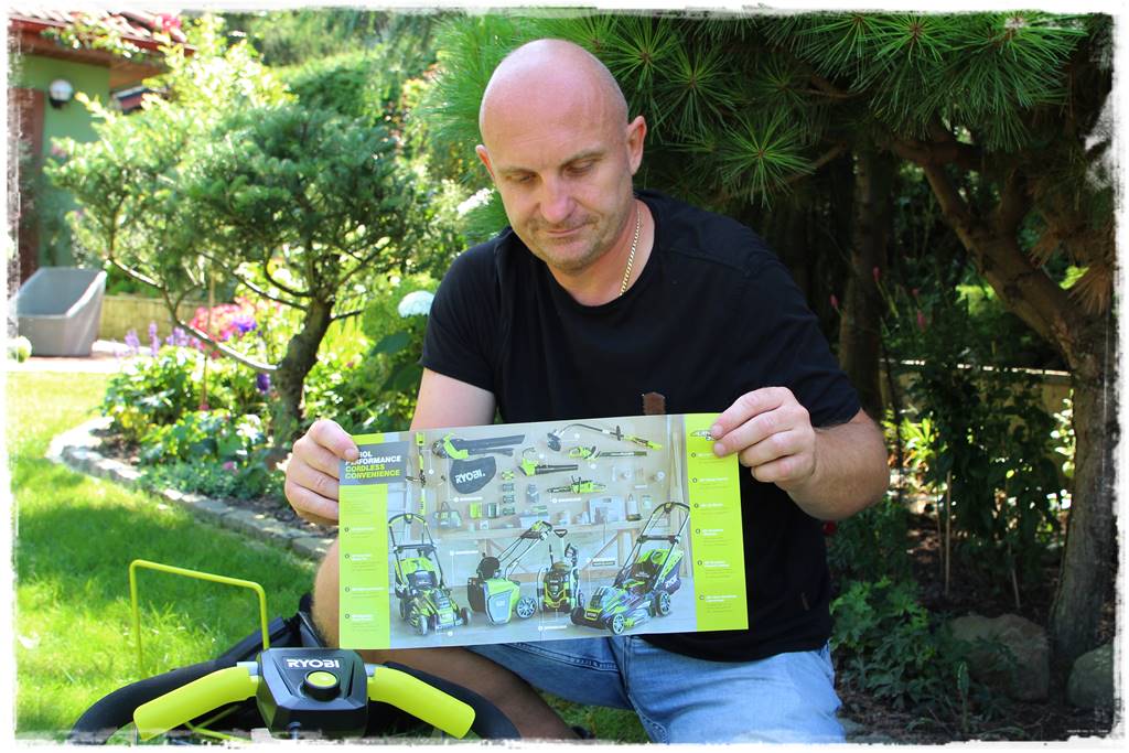 Kosiarka akumulatorowa RYOBI 301 Kosiarka akumulatorowa RYOBI 301