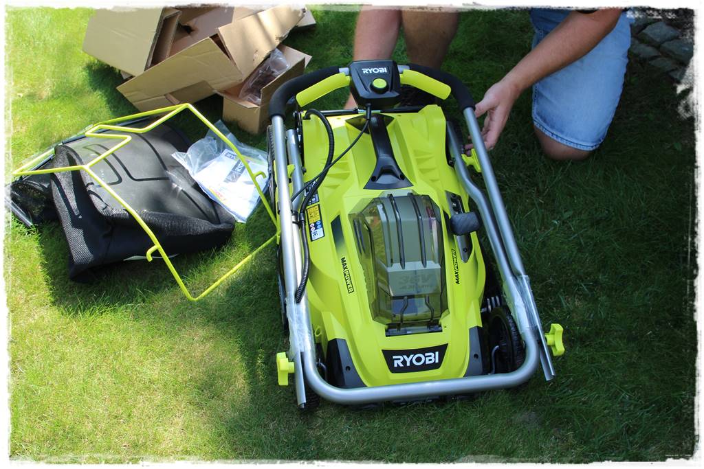 Kosiarka akumulatorowa RYOBI 5b Kosiarka akumulatorowa RYOBI 5b