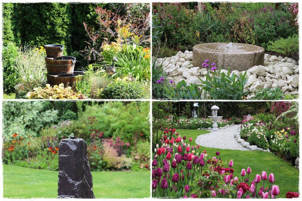 Fontanna w ogrodzie aranżacje 1