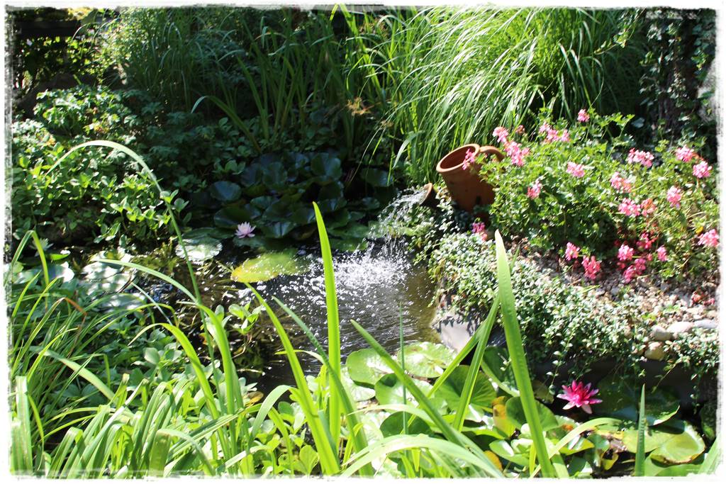 Fontanna w ogrodzie aranżacje 40b Fontanna w ogrodzie aranżacje 40b