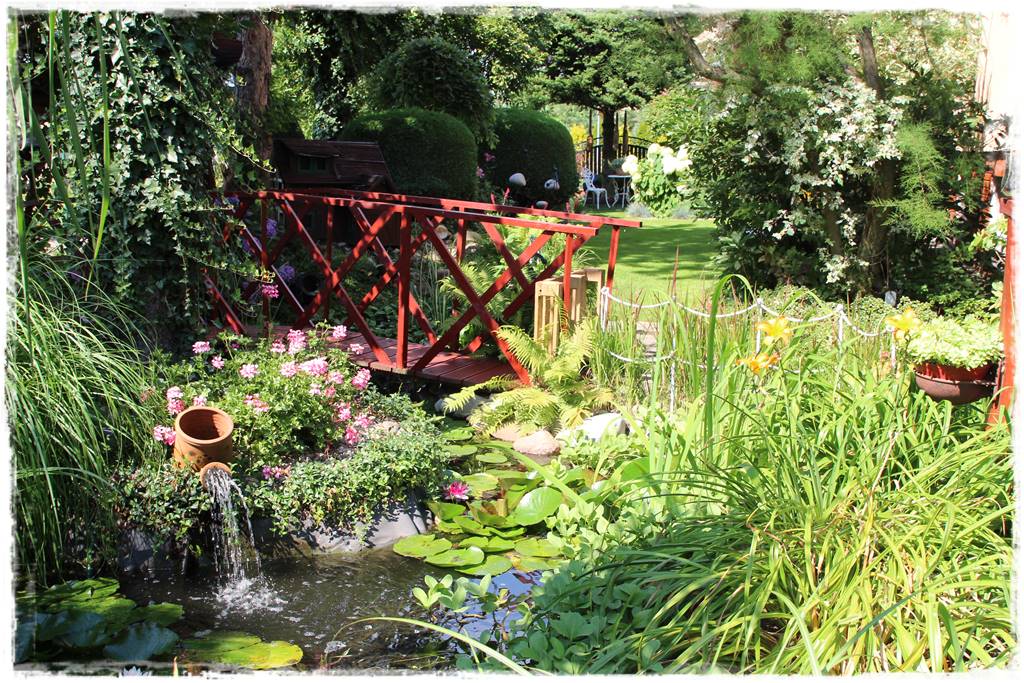 Fontanna w ogrodzie aranżacje 40c Fontanna w ogrodzie aranżacje 40c