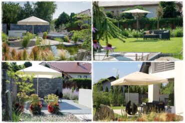 Parasol ogrodowy aranżacje 1