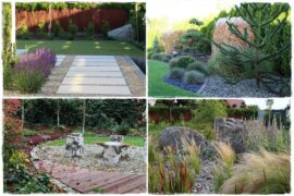 Kora kamienna w ogrodzie aranżacje 1