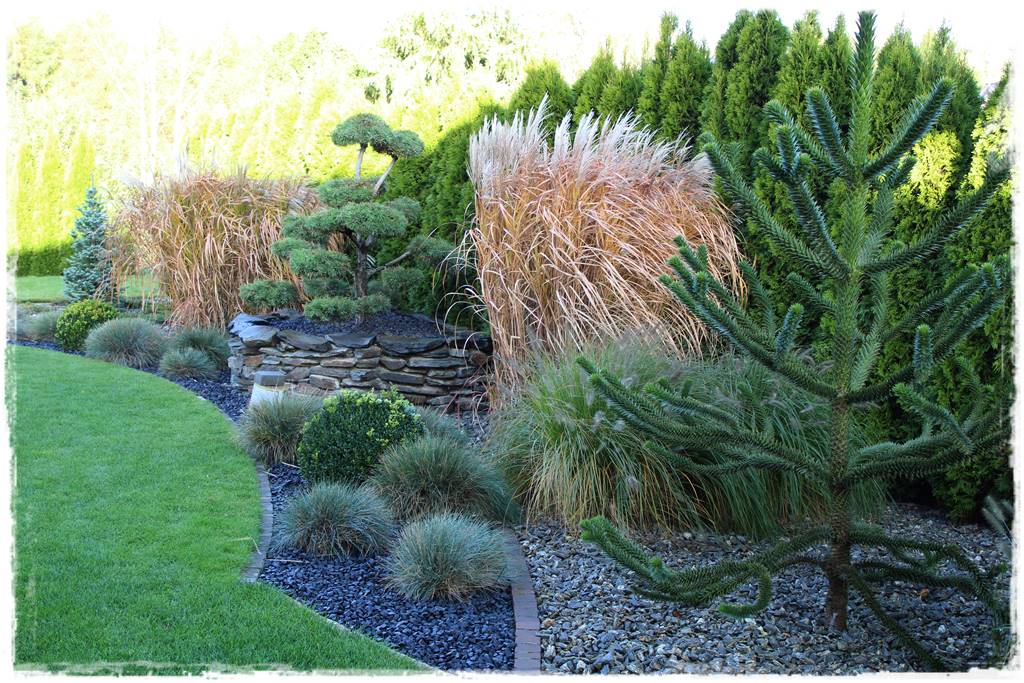 Kora kamienna w ogrodzie aranżacje 20c