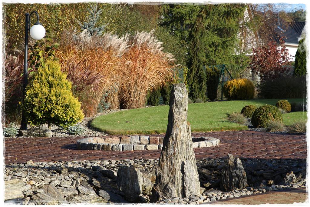 Kora kamienna w ogrodzie aranżacje 30e