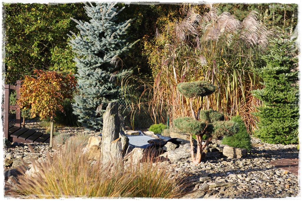 Kora kamienna w ogrodzie aranżacje 30g