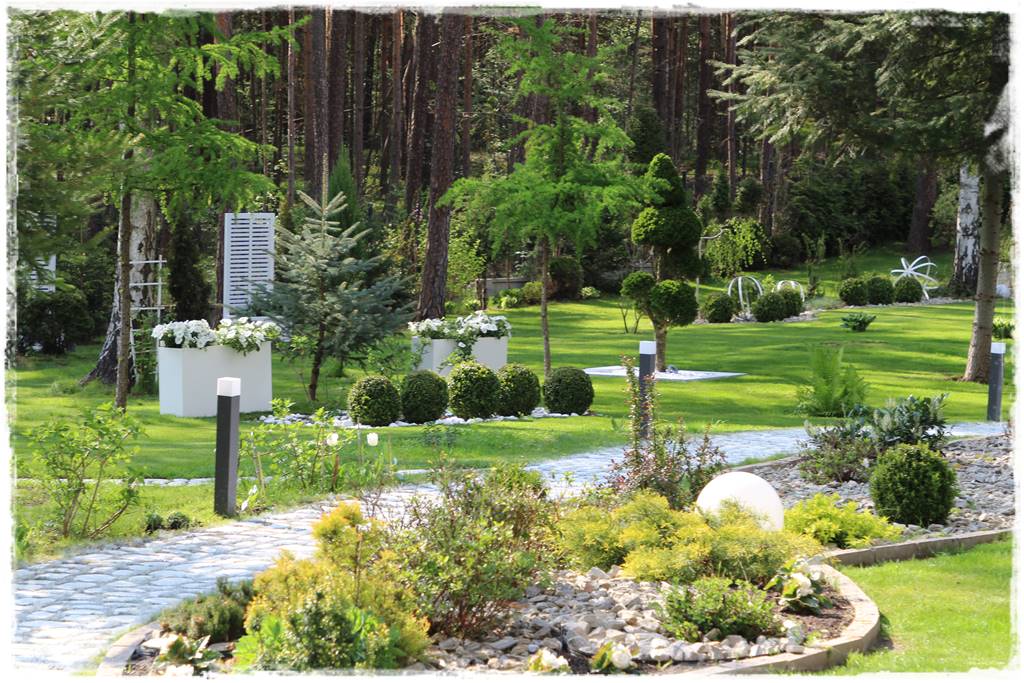 Kora kamienna w ogrodzie aranżacje 50d