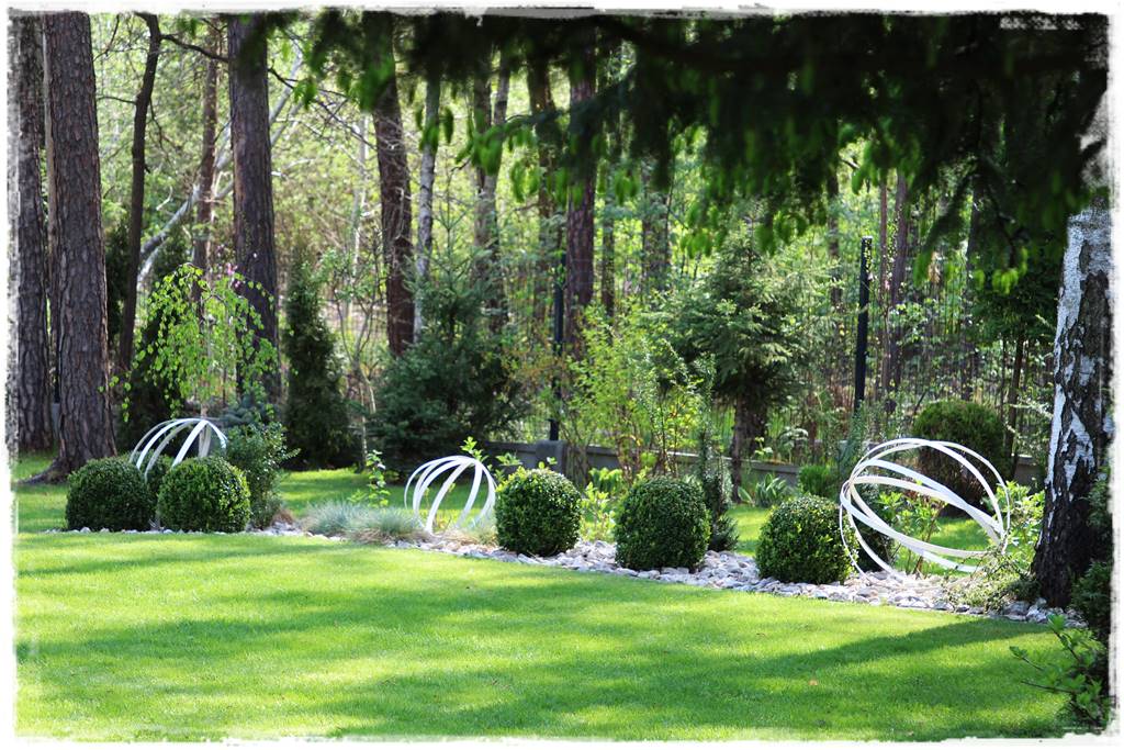 Kora kamienna w ogrodzie aranżacje 50j