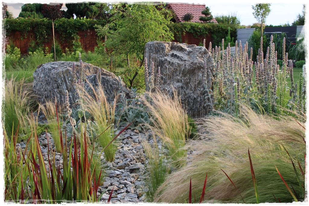 Kora kamienna w ogrodzie aranżacje 6