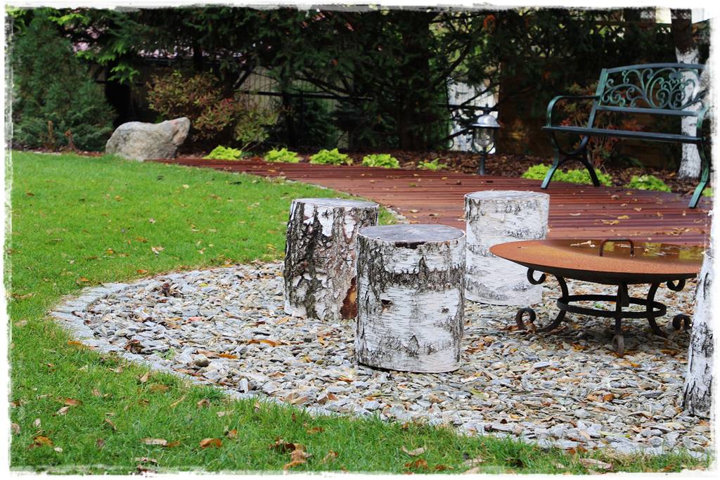 Kora kamienna w ogrodzie aranżacje 60b