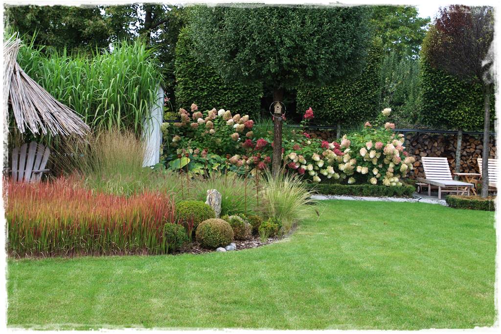 Trawy w ogrodzie aranżacje 130g Trawy w ogrodzie aranżacje 130g