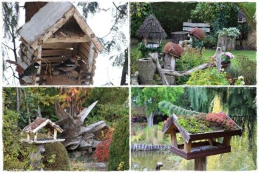 Karmnik w ogrodzie 1