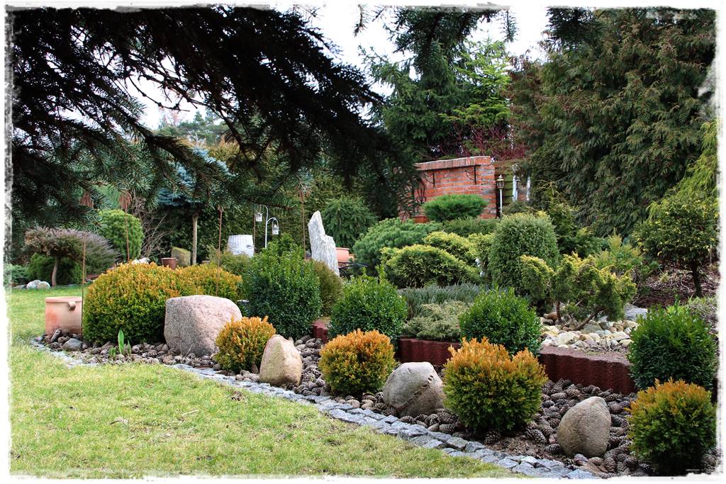 Kostka granitowa w ogrodzie aranżacje 2e