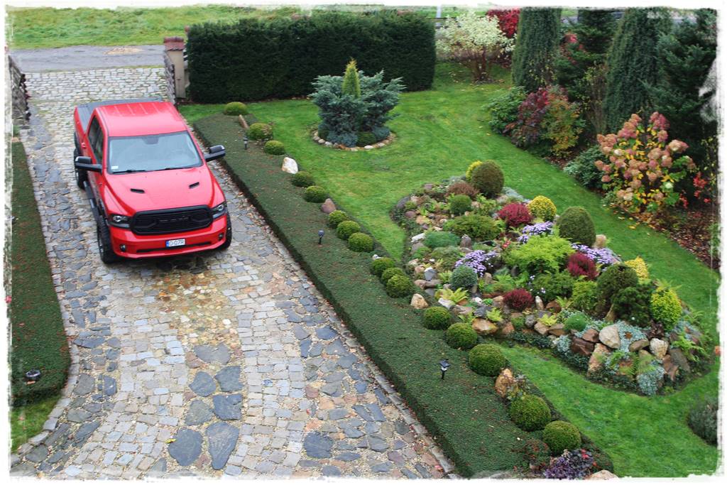 Kostka granitowa w ogrodzie aranżacje 3b