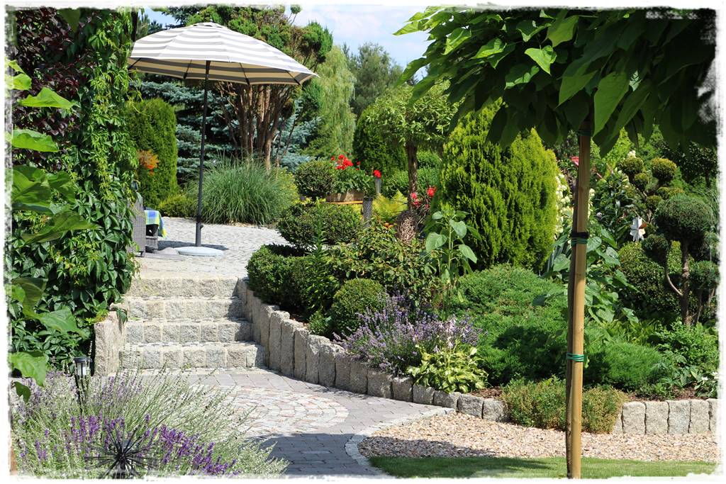 Kostka granitowa w ogrodzie aranżacje 6