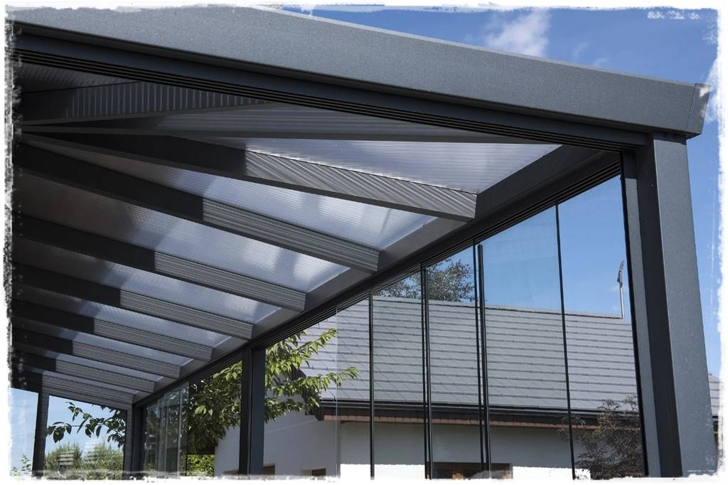 Zadaszenie z poliwęglanu 2c