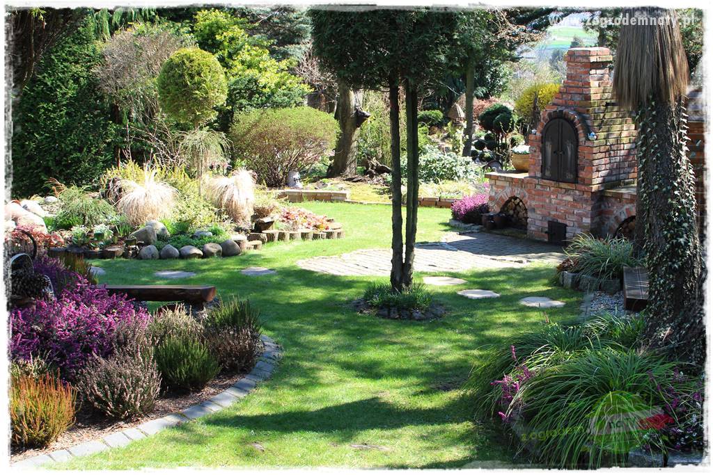 Ogród w stylu rustykalnym 1