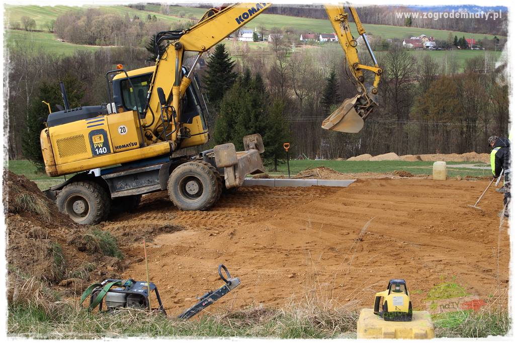 budowa nasypów pod budynki 54 budowa nasypów pod budynki 54