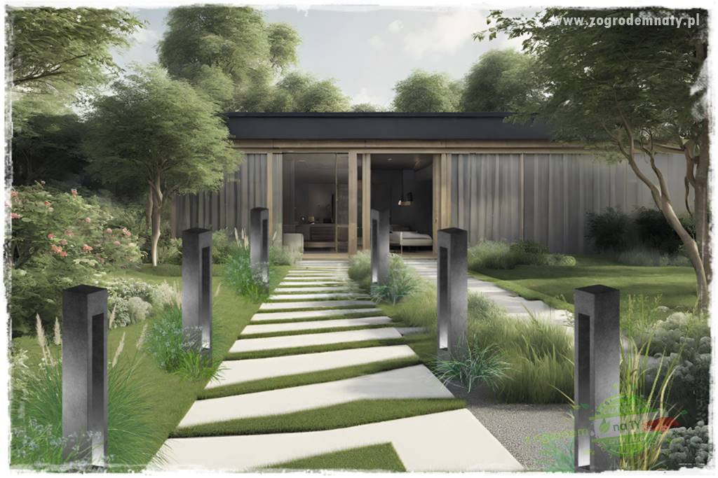 Beton architektoniczny w ogrodzie 39a Beton architektoniczny w ogrodzie 39a