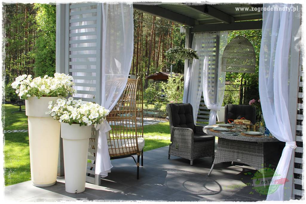 Ogród pod drzewami 415