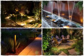 Nowoczesne oświetlenie ogrodu 0