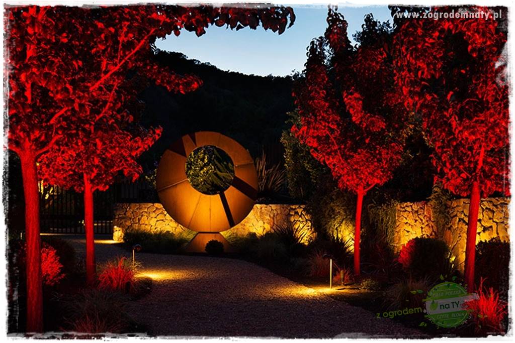 Nowoczesne oświetlenie ogrodu 23