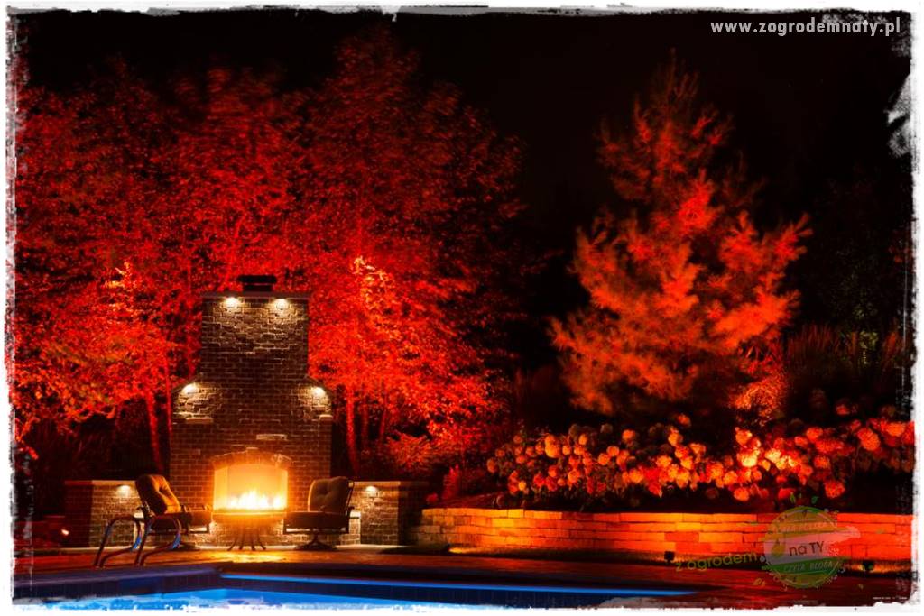 Nowoczesne oświetlenie ogrodu 55