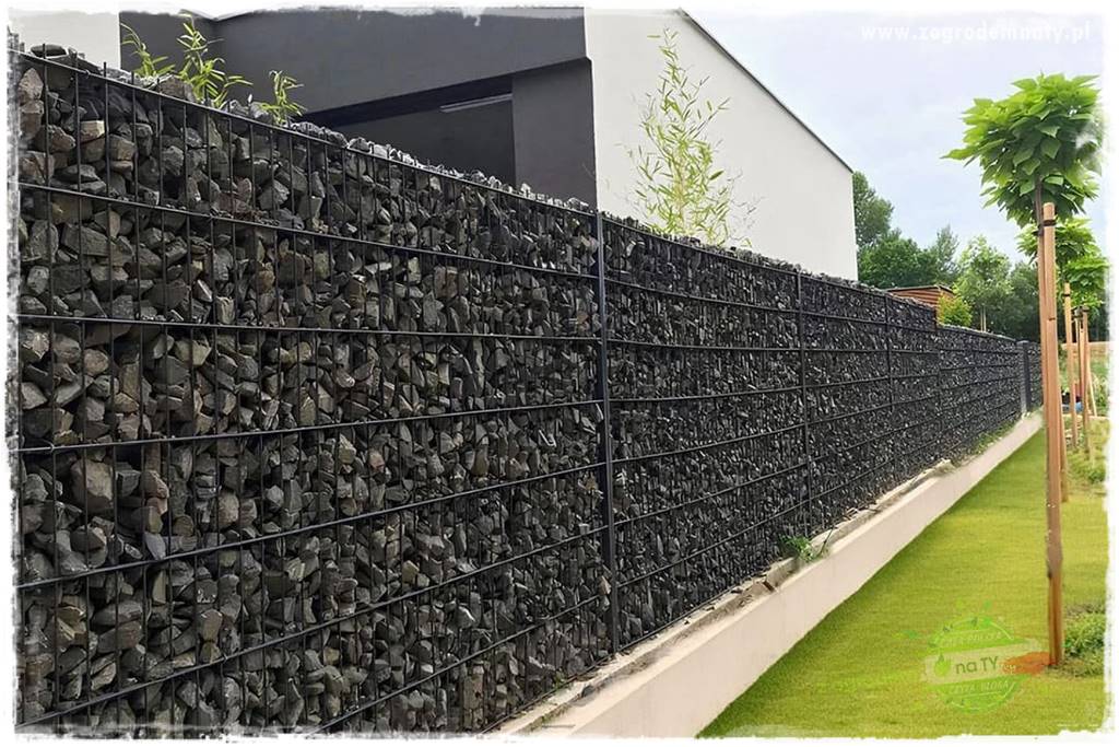 dekoracje ogrodowe z gabionów 12