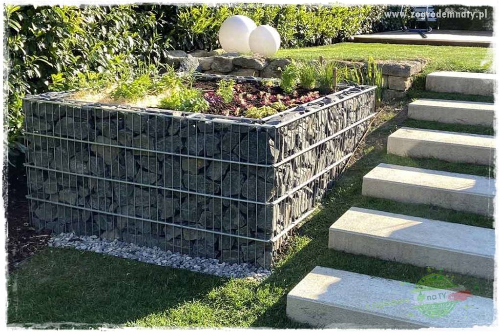 dekoracje ogrodowe z gabionów 6a dekoracje ogrodowe z gabionów 6a
