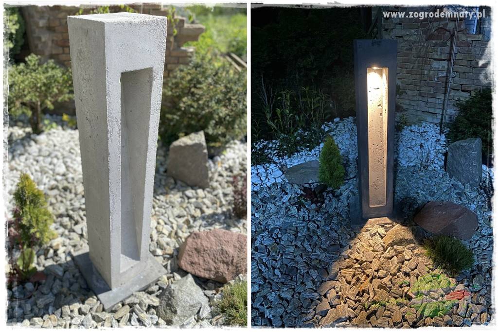 Lampy betonowe do ogrodu 23 Lampy betonowe do ogrodu 23